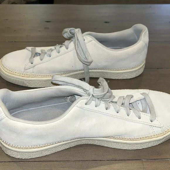 PUMA Suede Trim DLX Trainers Sneakers Sz 11 - Picture 7 of 8